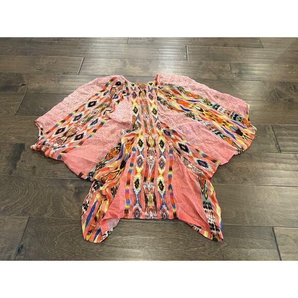 Tanvi Kedia Anthropologie Womens Batwing Sleeve Sequins Embroidered Top Size XS - Picture 3 of 8